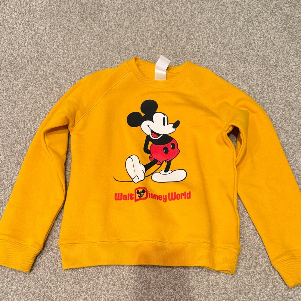 Disney Bright Yellow Apparel sweatshirt